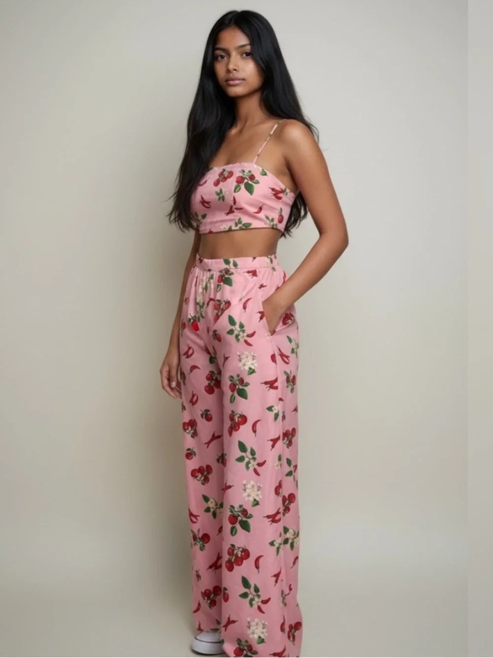 Sweet & Spicy Adorable 2 piece set with matching scrunchie